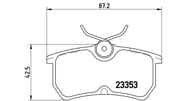 MAGNETI MARELLI Комплект тормозных колодок, дисковый тормоз 363700424047